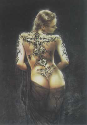 Tattoo Girl - Luis Royo Poster