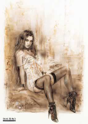 Alone - Luis Royo Poster