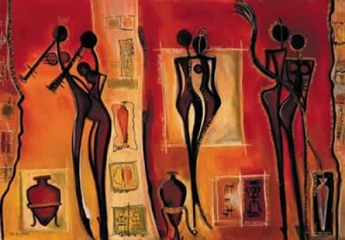 African Style Art Poster