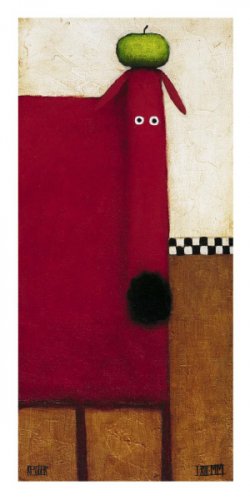 Red Dog ll - Daniel Patrick Kessler Art Print