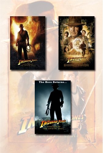 Indiana Jones And The Kingdom Of The Crystal Skull Poster Set