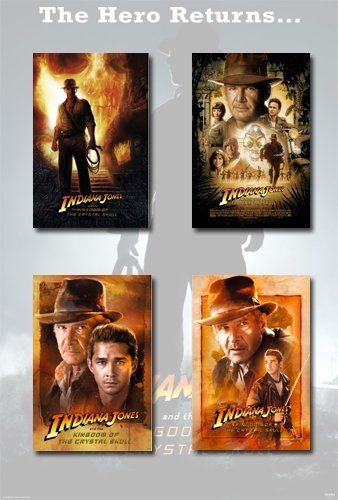 Indiana Jones And The Kingdom Of The Crystal Skull Poster Set 3