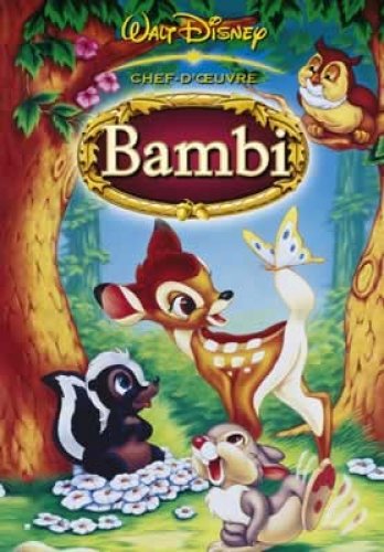 Walt Disney Bambi Movie Poster