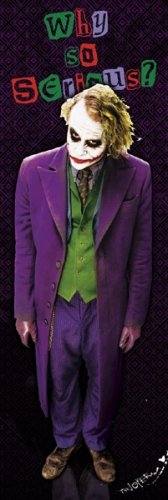 Batman - The Dark Knight Why So Serious? Joker Door Poster