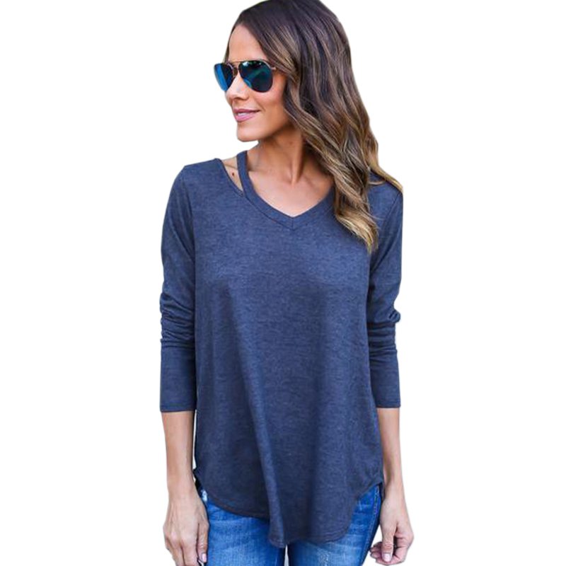 New Long Sleeve Blouse Tops Fashion Spring Blouse Fitted Beach Casual Blouse Blouse T-Shirt WT33036C