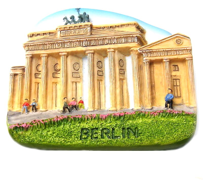 Brandenburger Tor, BERLIN Germany, High Quality Resin 3D Fridge Magnet