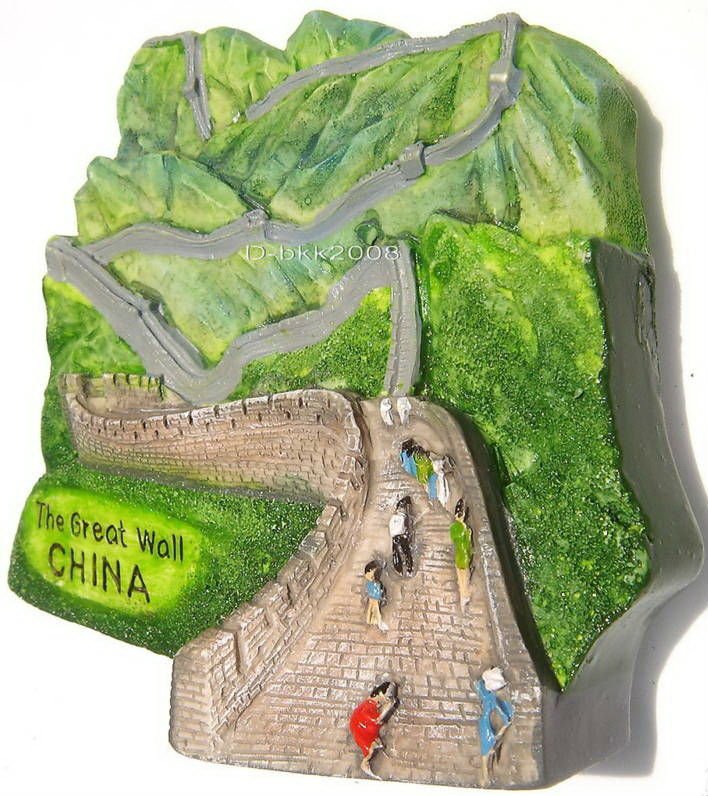 Souvenir Great Wall, CHINA, High Quality Resin 3D Fridge Magnet