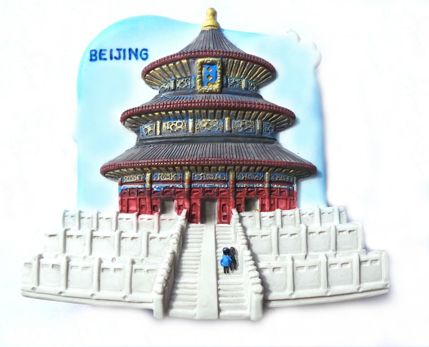 Souvenir Temple of Heaven, CHINA, High Quality Resin 3D Fridge Magnet