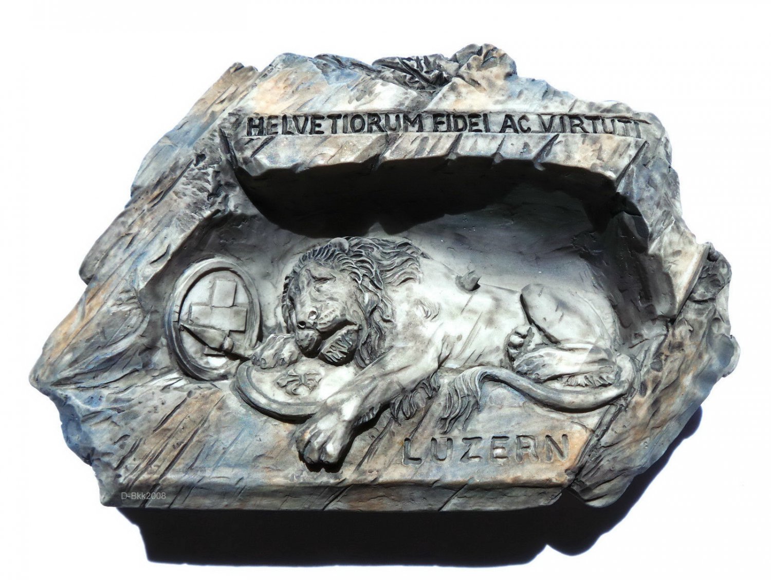 Souvenir The Lion Monument, SWITZERLAND, High Quality Resin 3D Fridge Magnet