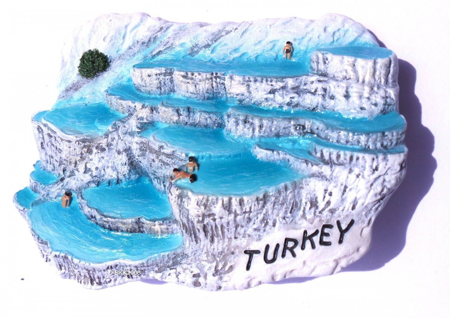 Souvenir Pamukkale, TURKEY, High Quality Resin 3D Fridge Magnet