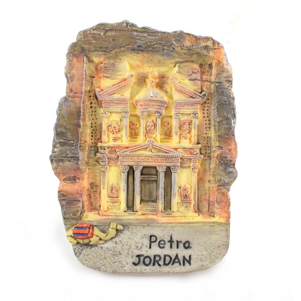 Souvenir Petra, JORDAN , High Quality Resin 3D Fridge Magnet