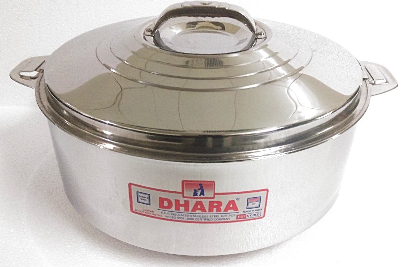 Ml Jumbo Stainless Steel Insulated Hot Pot Casserole Hot Cold Roti