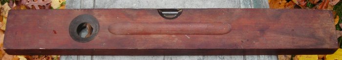 Stanley Level, No. 9, Antique, mahogany?, 24", COOL!
