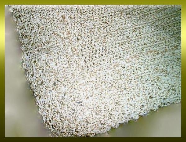 Cream & Gold Christening / Lap Blanket