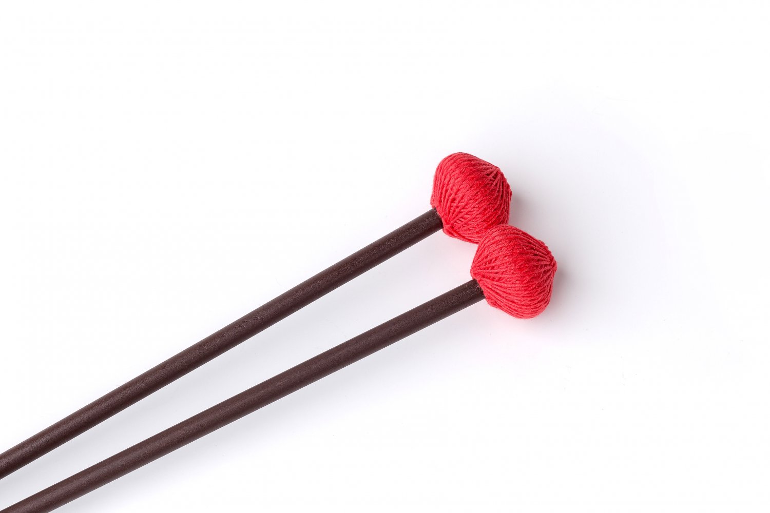 Ashkatan S90 Hard Marimba Mallets - Maple Handle, Red Yarn