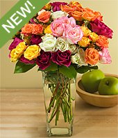 50 Blooms spray roses