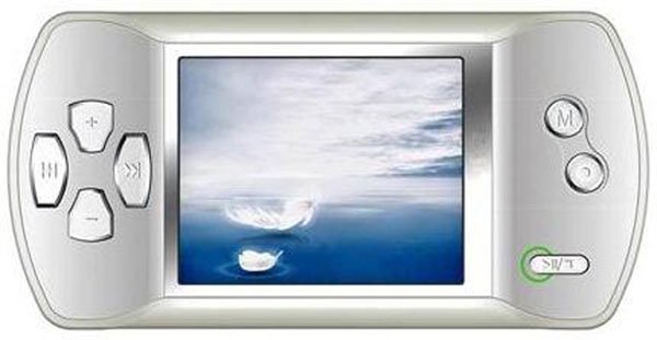 MP4 Player 512MB, 1.8-inch LCD, GamePad Design