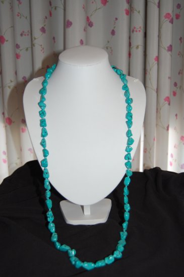Turquoise nugget Necklace N1034
