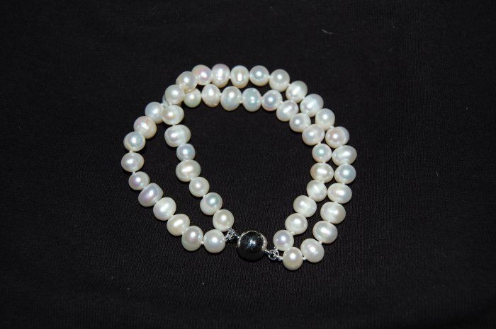 Double Strand White Bracelet
