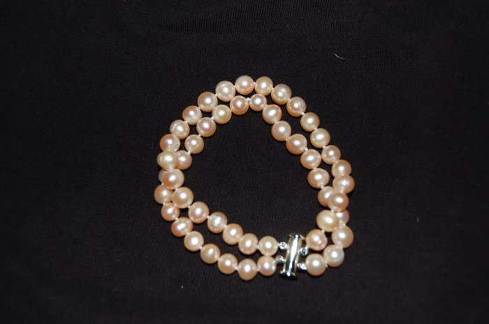 Double Strand Pink Bracelet