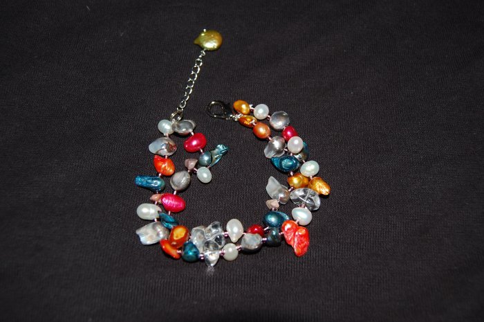Double Strand Multicolor Bracelet B1096