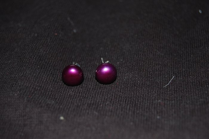 9 mm post earring