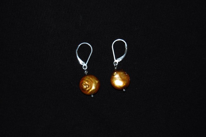 Coin pearl Earring