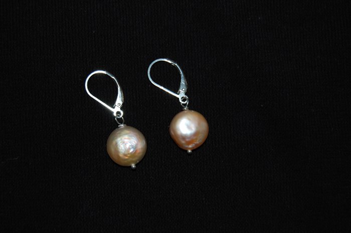 Coin pearl Earring