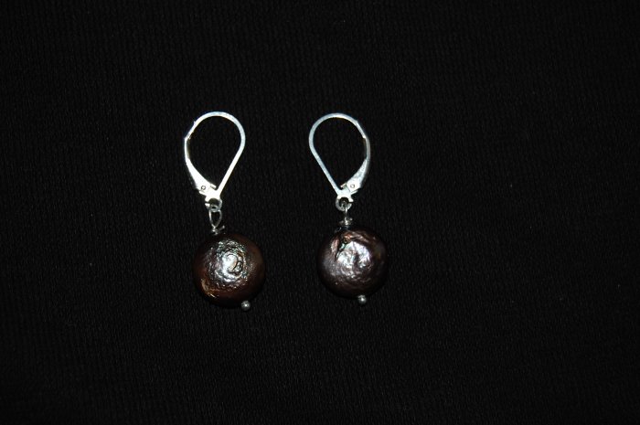 Coin pearl Earring