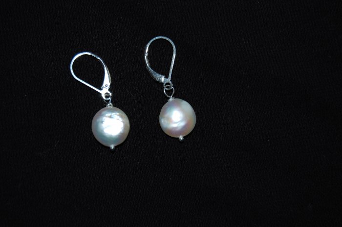 Coin pearl Earring