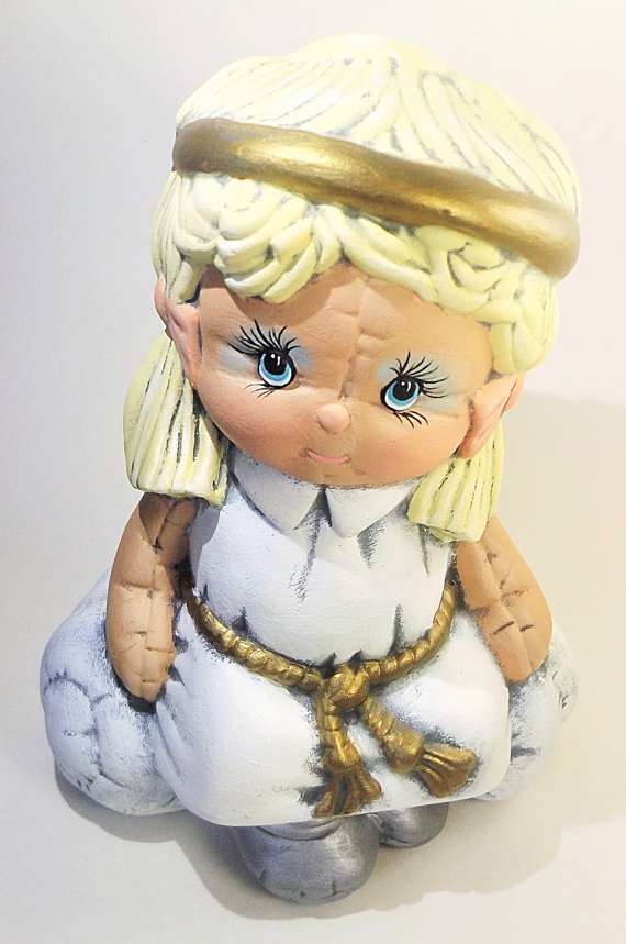 Ceramic Angel Hand painted