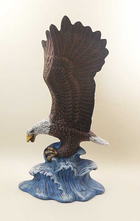 Ceramic Bald Eagle