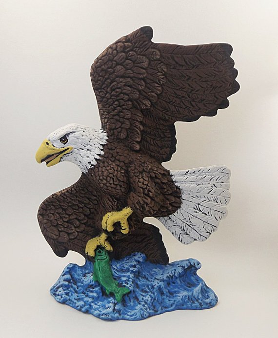 Ceramic Bald Eagle