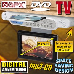 GPX 8.1 inch Under-Counter LCD TV/ DVD