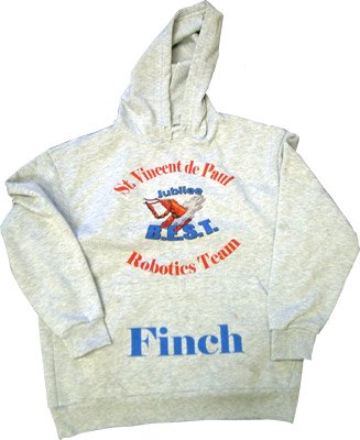 Hoodie Sweatshirt/ heather grey - small