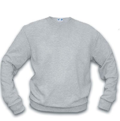 Basic Crew Sweatshirt/ ash heather - medium