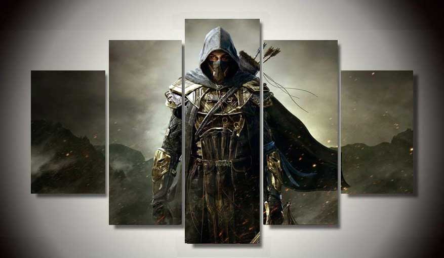 Assassin's Creed #12 5 pcs Framed Canvas Print - Small Size