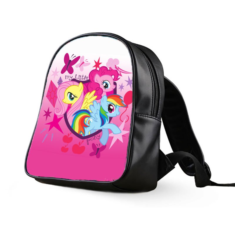 #04 My Little Pony Kids Multi-Pocket School Bag Backpack