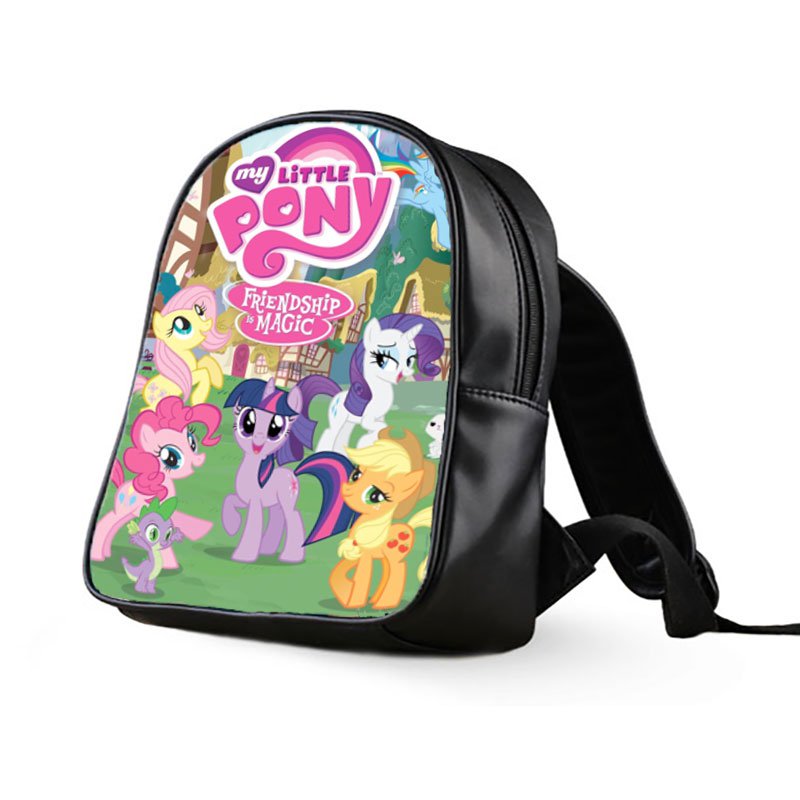 #05 My Little Pony Kids Multi-Pocket School Bag Backpack