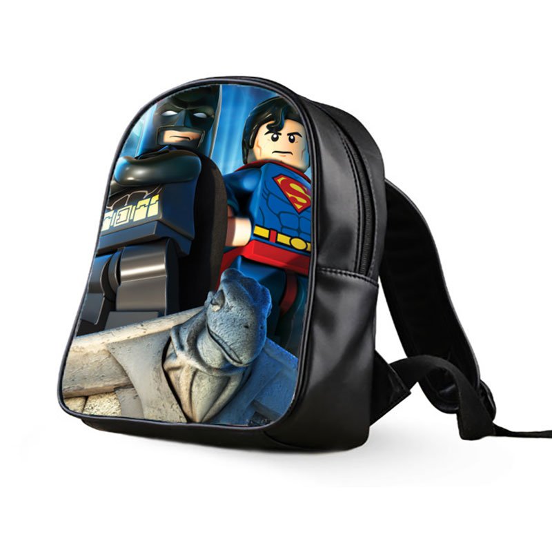 #01 Lego Batman Kids Multi-Pocket School Bag Backpack
