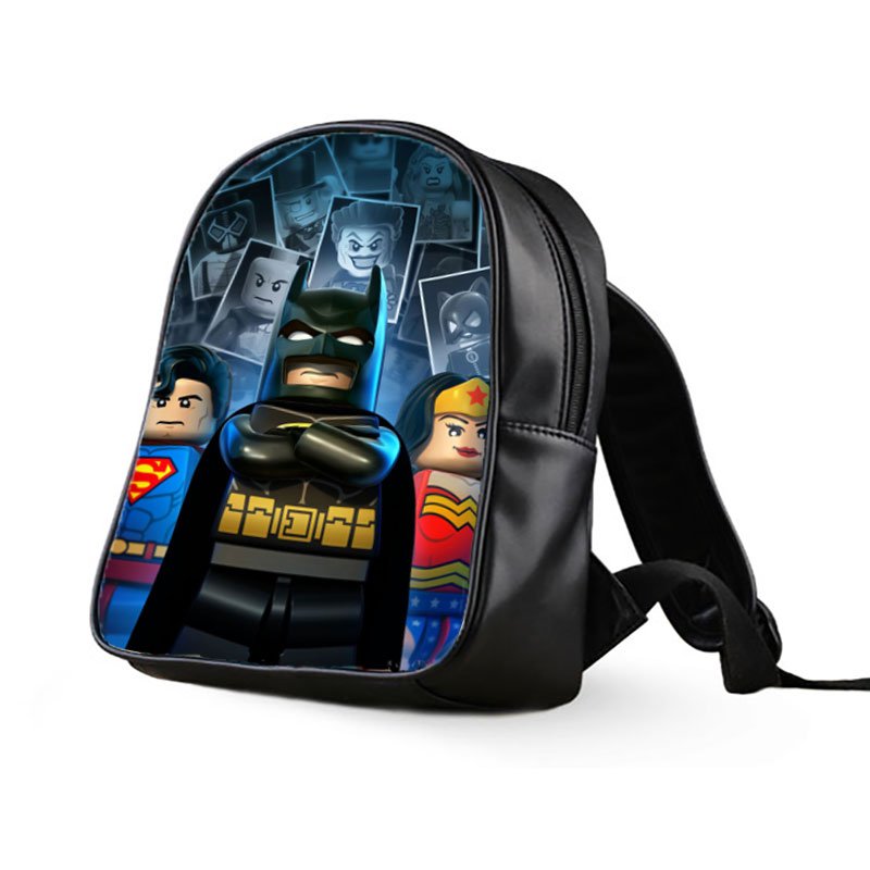#04 Lego Batman Kids Multi-Pocket School Bag Backpack