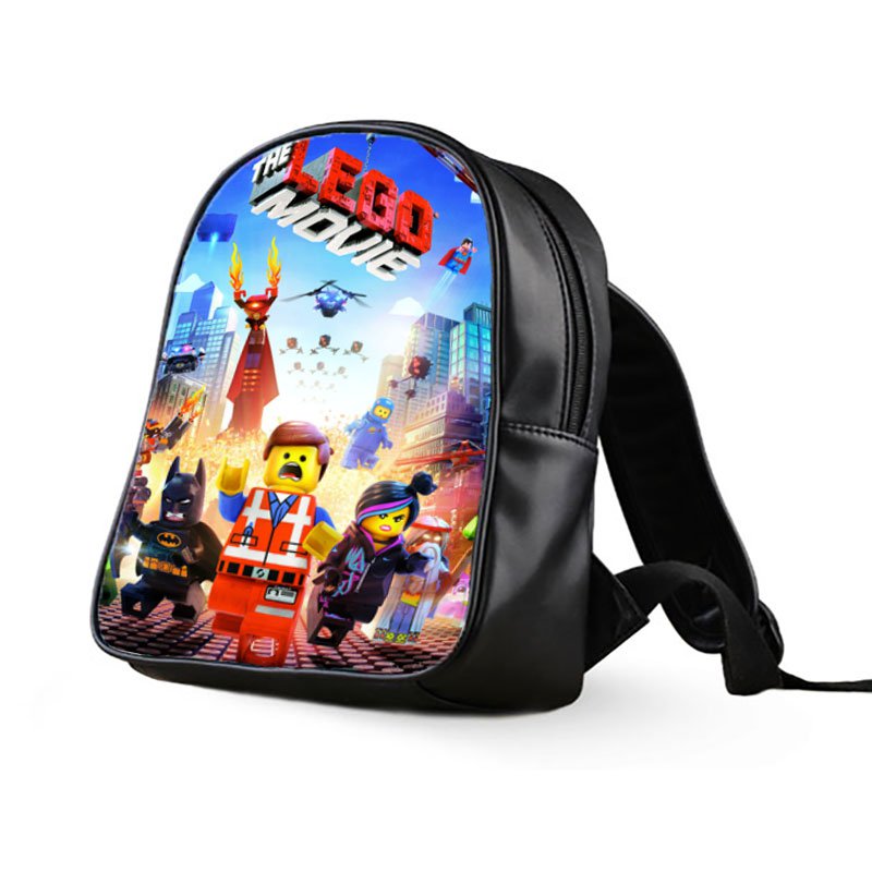 #01 The Lego Movie Kids Multi-Pocket School Bag Backpack