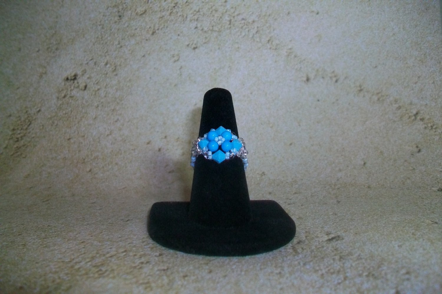 Ring Turquoise Beaded
