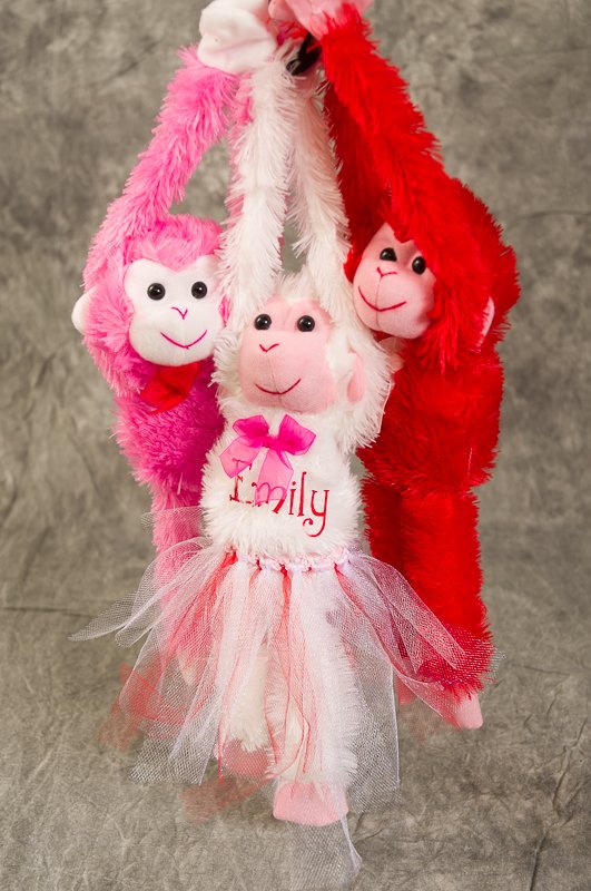 Valentine's Day Plush Personalized Love Monkeys