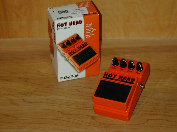 Digitech Hot Head Distortion EFX Pedal www.tmscad.ecrater.com