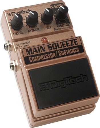 Digitech Main Squeeze Compressor/Sustainer EFX Pedal www.tmscad.ecrater.com