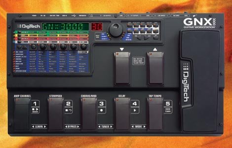 Digitech GNX3000 Multi Modeling Digital Guitar Workstaton w/ USB I/O w/ Power Supply