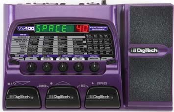 Digitech Vx400 Vocal EFX Processor w/ USB, Recording Software & Power Supply