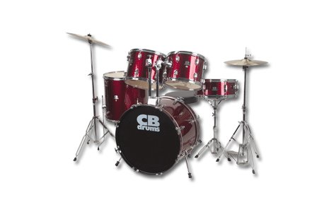 CB CB5 5 Piece Drum Set Remo Drum Heads FREE SHIPPING www.tmscad.ecrater.com