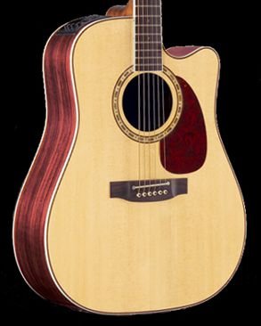 Takamine EF360SC Gloss Natural Dreadnought C/A Solid Spruce Top w/ Hardshell Case FREE SHIPPING